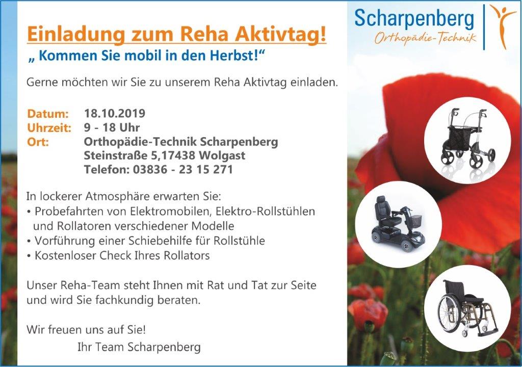 Unser Reha Aktivtag in Wolgast