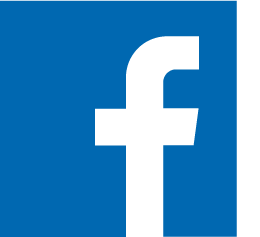 Das Facebook Logo in Scharpenberg blau.
