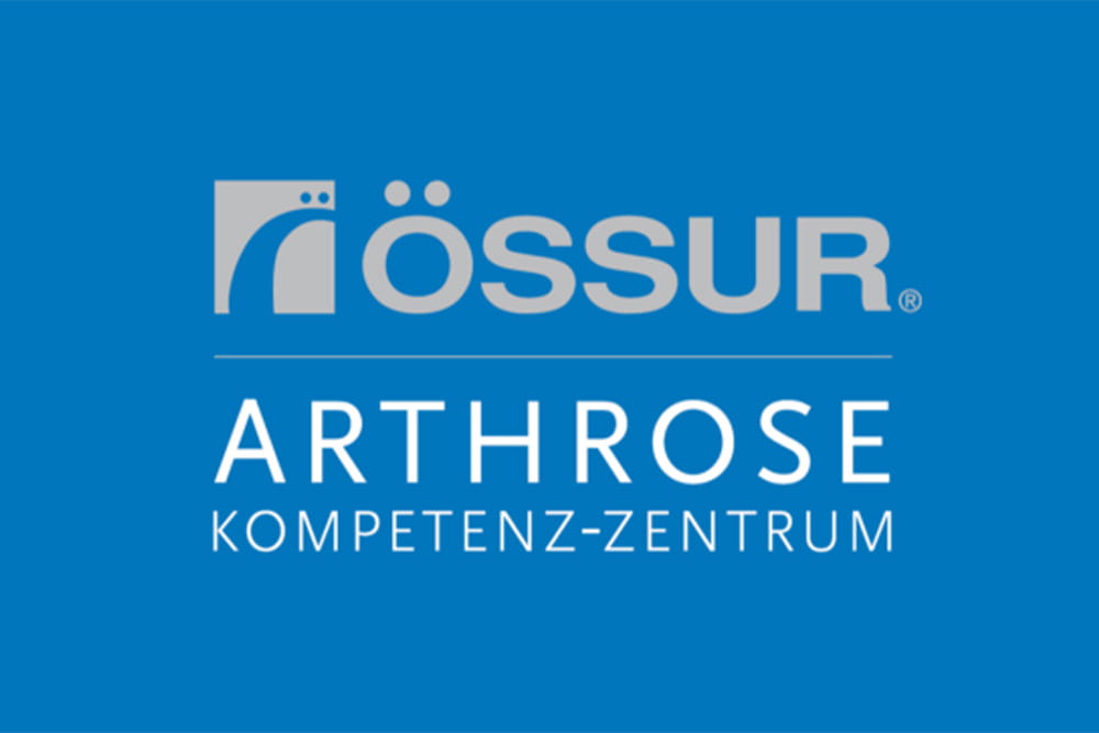 A logo from the Össur Arthrosis Competence Centre