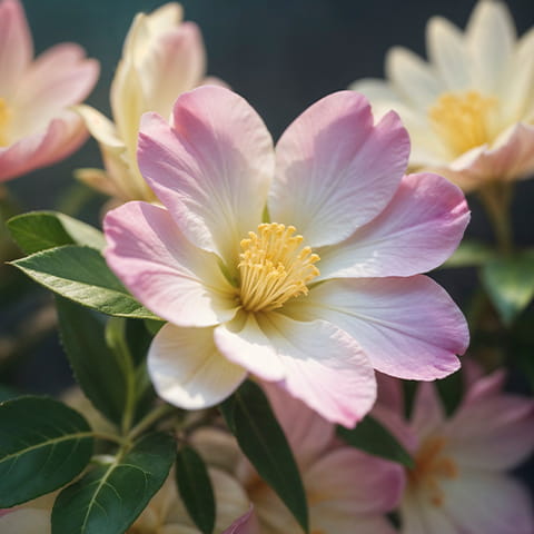 Ein Bild einer rosa Blume das als Kundenbild fungiert.