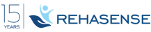 Ein Logo der Firma Rehasense Deutschland GmbH.